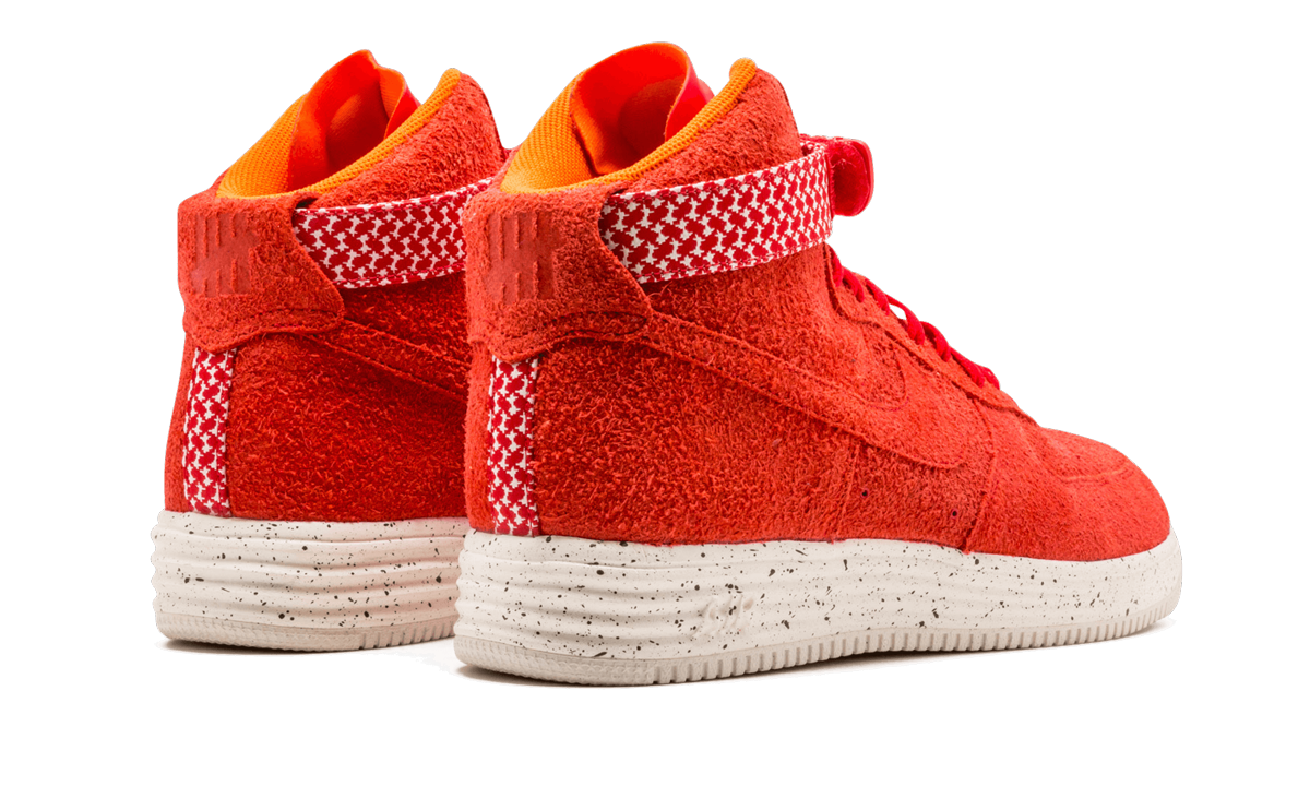 Overkicks - Nike Lunar Force 1 High Undefeated Red (652806-660) - detalle suela