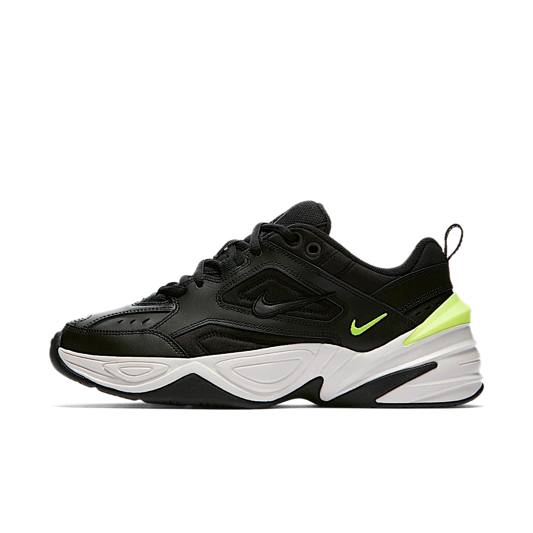 Overkicks - Nike M2K Tekno Black Volt (Womens) (AO3108-002) - vista lateral