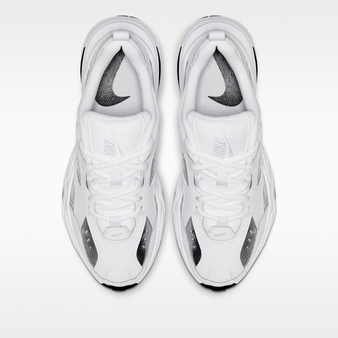 Overkicks - Nike M2K Tekno White Metallic Silver Black (Womens) (CJ9583-100) - detalle suela