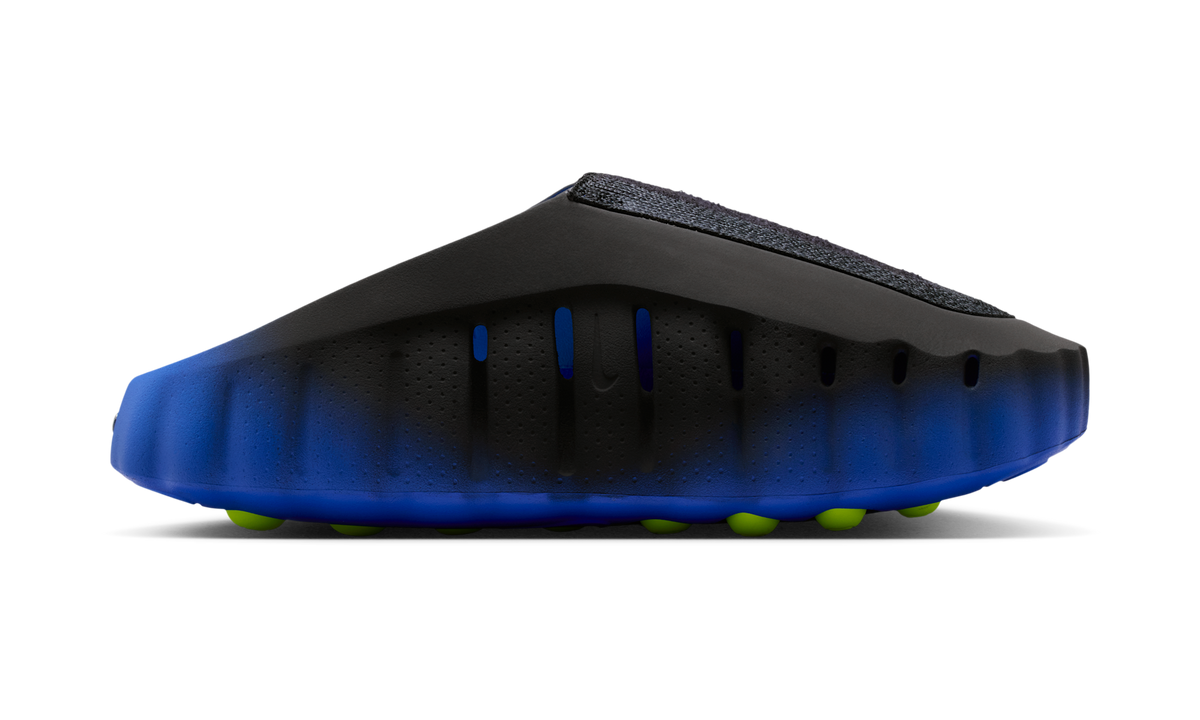 Overkicks - Nike Mind 001 Flyknit Slide Hyper Royal Black (IR2175-400) - vista superior