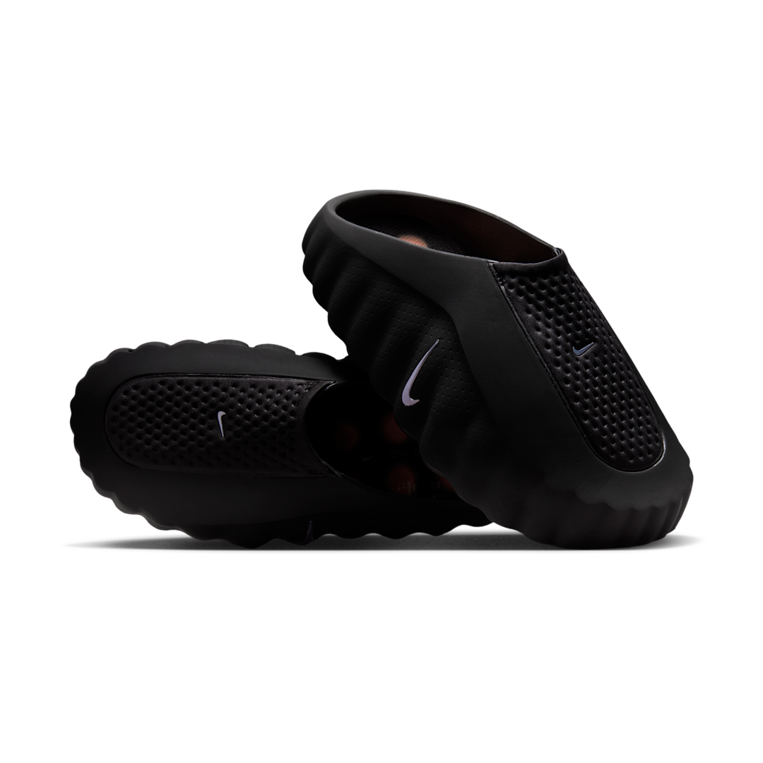 Overkicks - Nike Mind 001 Slide Black Chrome (Womens) (HQ4309-001) - vista lateral