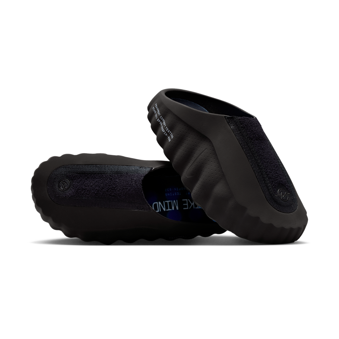 Overkicks - Nike Mind 001 Slide Fragment Black (IQ8502-001) - vista lateral