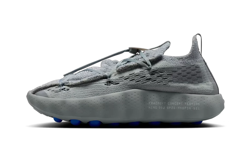 Overkicks - Nike Mind 002 Flyknit Fragment Particle Grey (IQ8504-001) - vista lateral