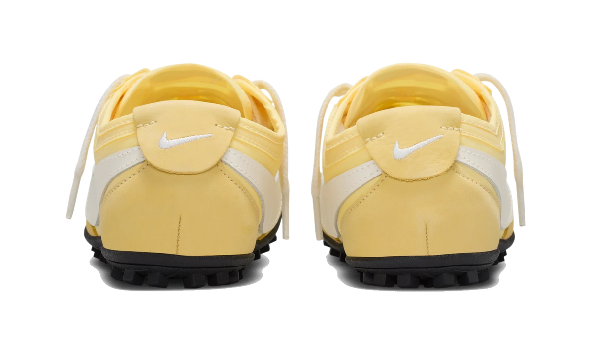 Overkicks - Nike Moon Shoe OG Soft Yellow Black Soft Pearl (Womens) (IW0955-700) - detalle talon