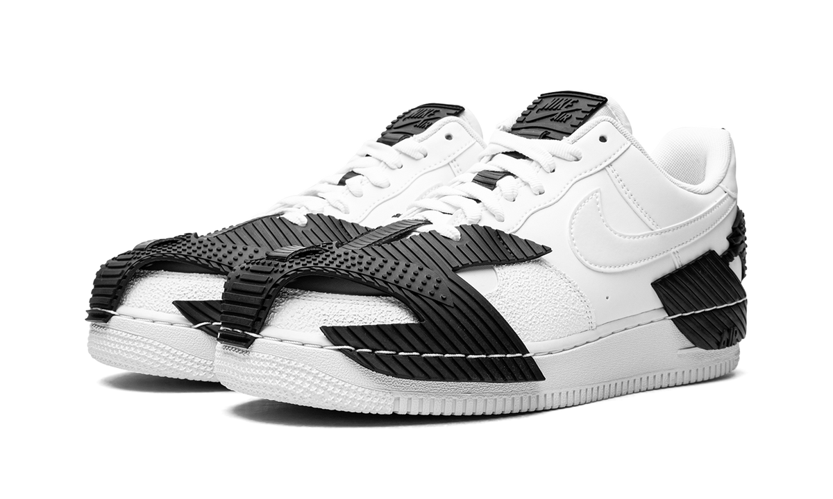 Overkicks - Nike NDSTRKT Air Force 1 White Black (CZ3596-100) - vista trasera