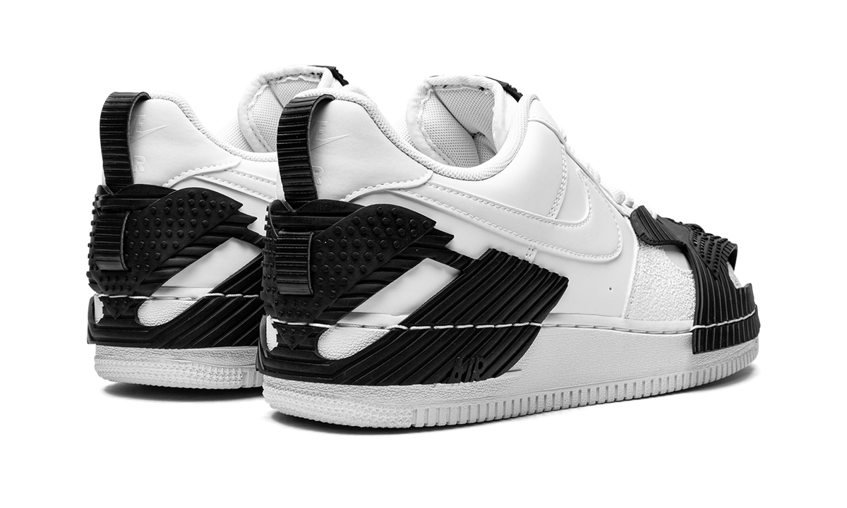 Overkicks - Nike NDSTRKT Air Force 1 White Black (CZ3596-100) - par completo
