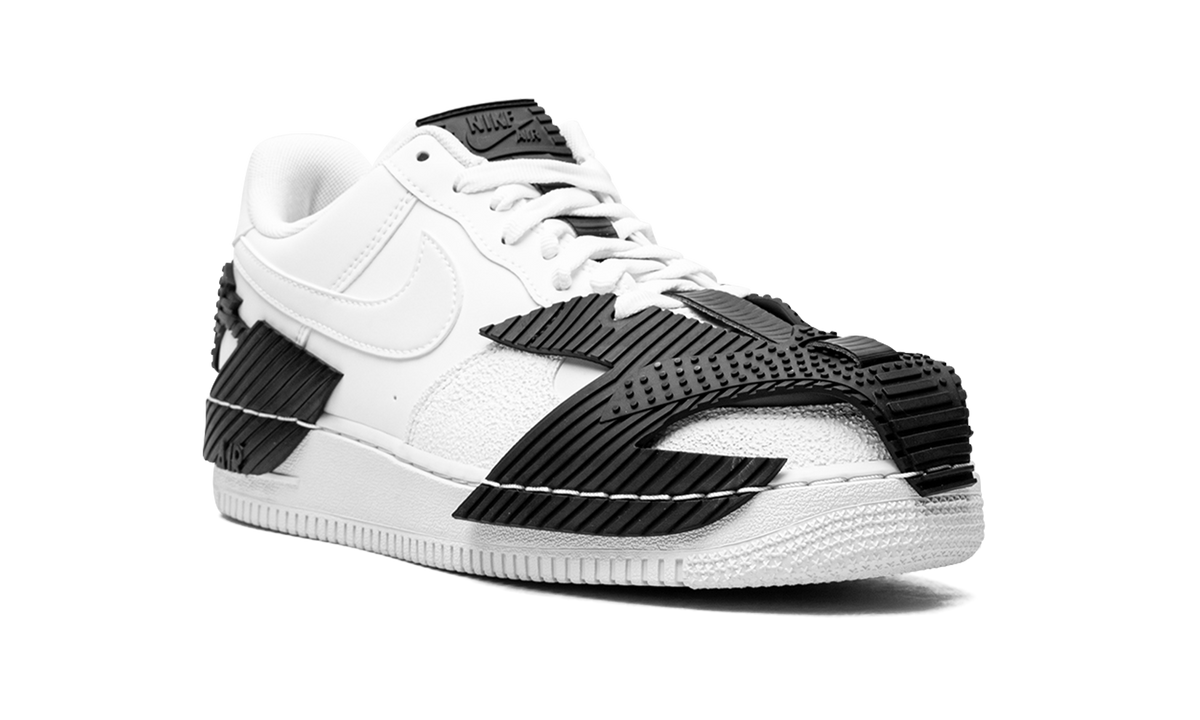 Overkicks - Nike NDSTRKT Air Force 1 White Black (CZ3596-100) - detalle lateral interior