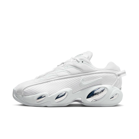 Overkicks - Nike NOCTA Glide Drake White Chrome (DM0879-100) - vista lateral