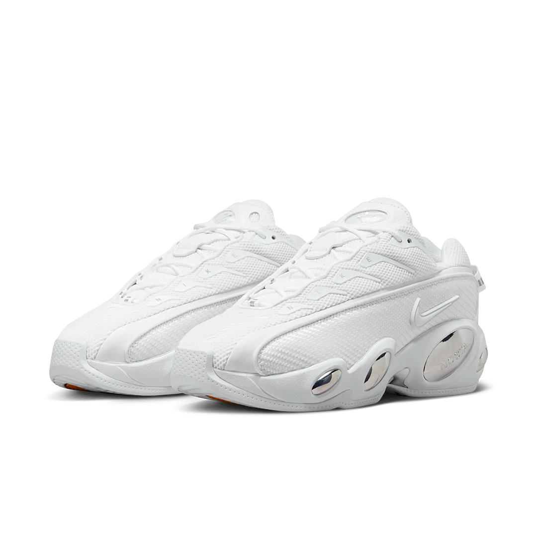 Overkicks - Nike NOCTA Glide Drake White Chrome (DM0879-100) - vista trasera