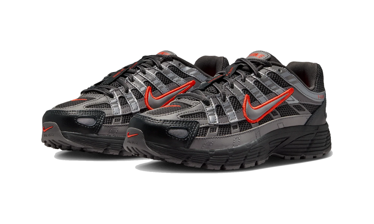 Overkicks - Nike P-6000 Anthracite Picante Red Metallic Cool Grey (GS) (HV5064-019) - imagen 2