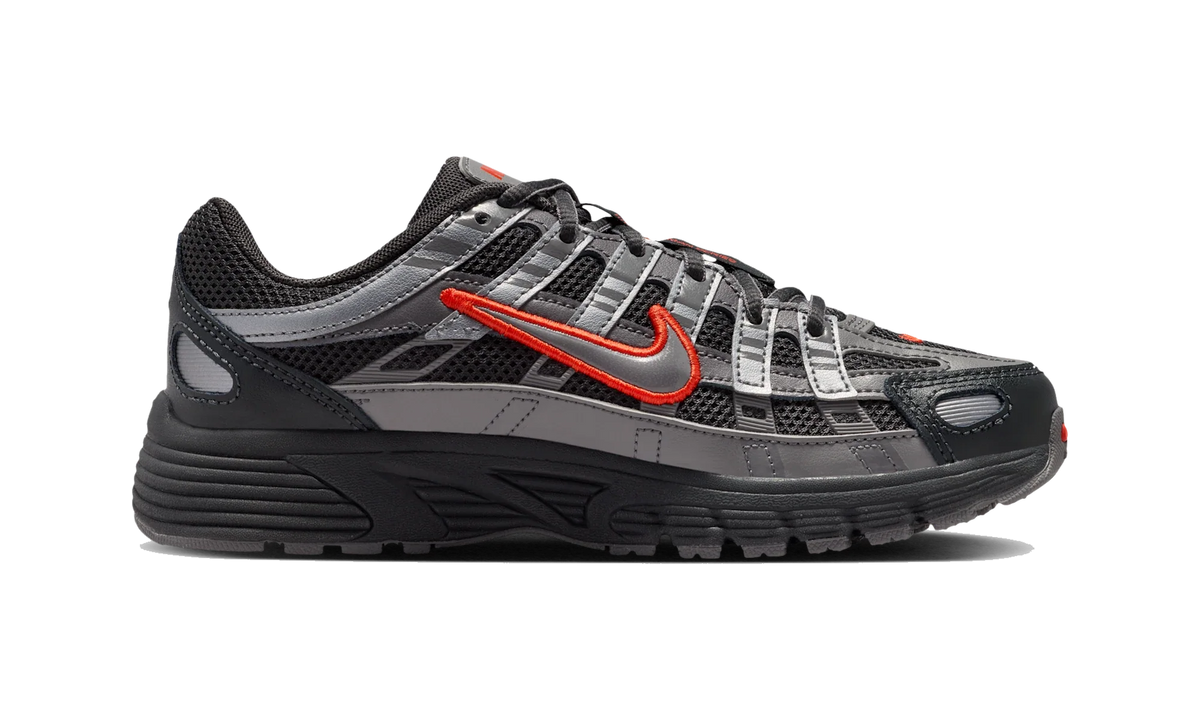 Overkicks - Nike P-6000 Anthracite Picante Red Metallic Cool Grey (GS) (HV5064-019) - imagen 4