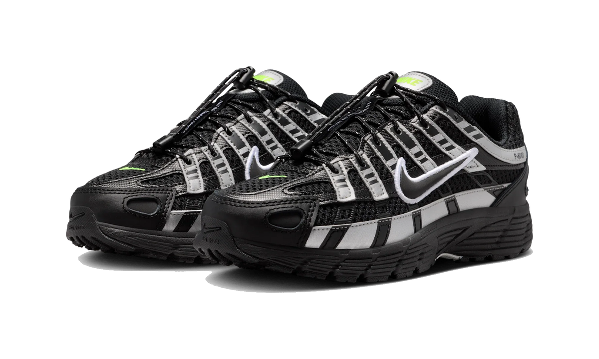 Overkicks - Nike P-6000 Black Metallic Silver Volt Ice (GS) (IQ0313-010) - imagen 2