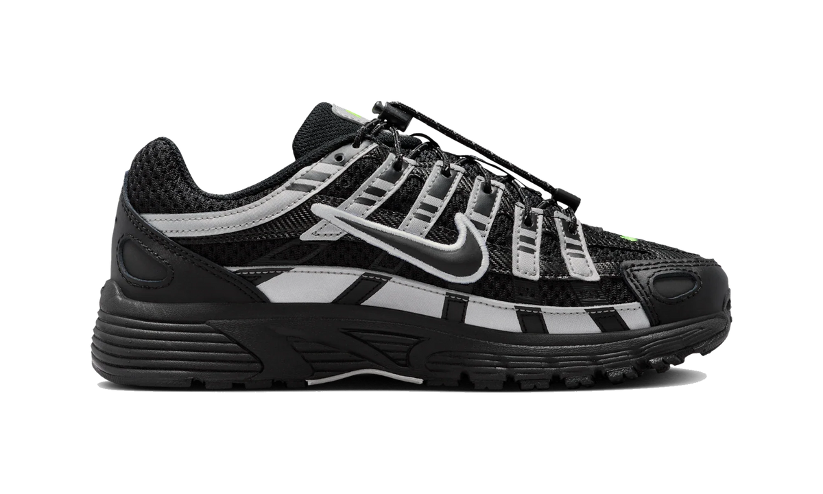 Overkicks - Nike P-6000 Black Metallic Silver Volt Ice (GS) (IQ0313-010) - imagen 4