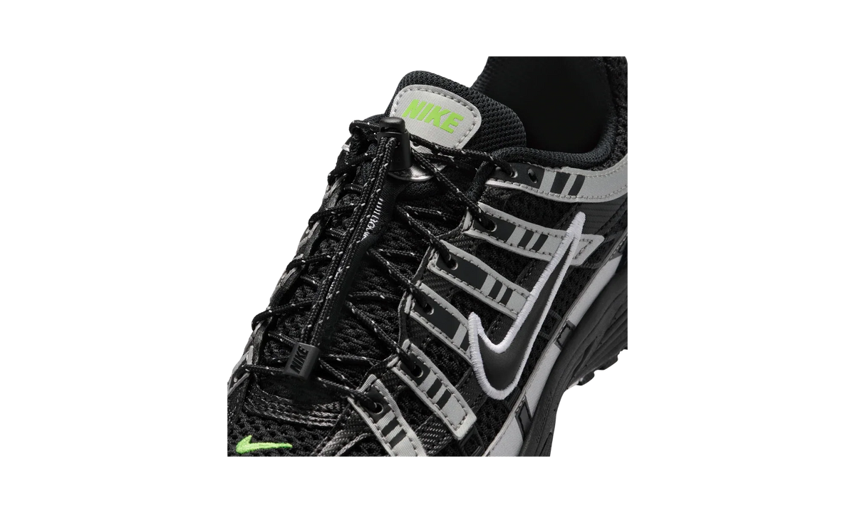 Overkicks - Nike P-6000 Black Metallic Silver Volt Ice (GS) (IQ0313-010) - imagen 7