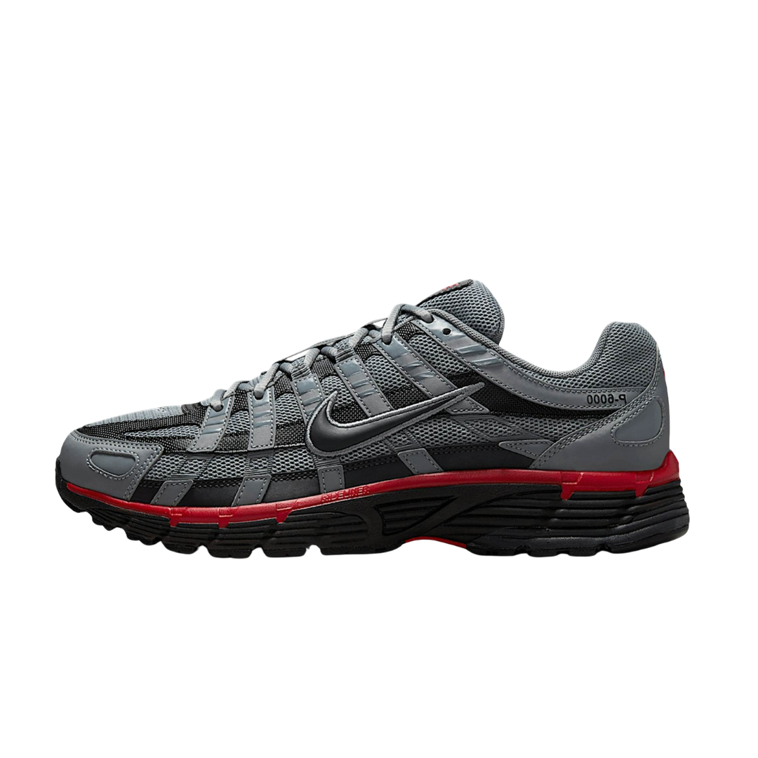 Overkicks - Nike P-6000 Cool Grey University Red (IF6199-001) - vista lateral