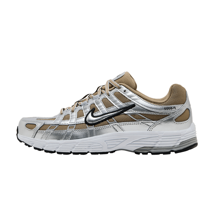Overkicks - Nike P-6000 Khaki Metallic Silver (HQ3030-200) - vista lateral