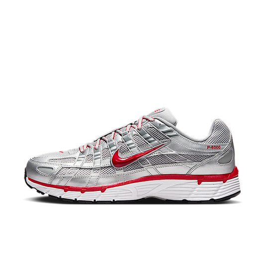 Overkicks - Nike P-6000 Metallic Silver Gym Red (CD6404-024) - vista lateral