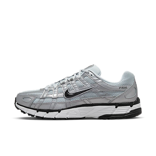 Overkicks - Nike P-6000 Metallic Silver Pure Platinum (Womens) (FD9876-101) - vista lateral