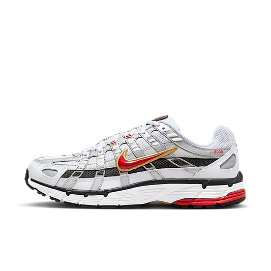 Overkicks - Nike P-6000 Platinum Varsity Red (CD6404-102) - vista lateral