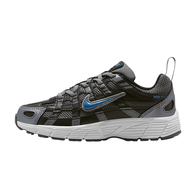 Overkicks - Nike P-6000 Smoke Grey Black Dutch Blue (PS) (IO4647-015) - vista lateral