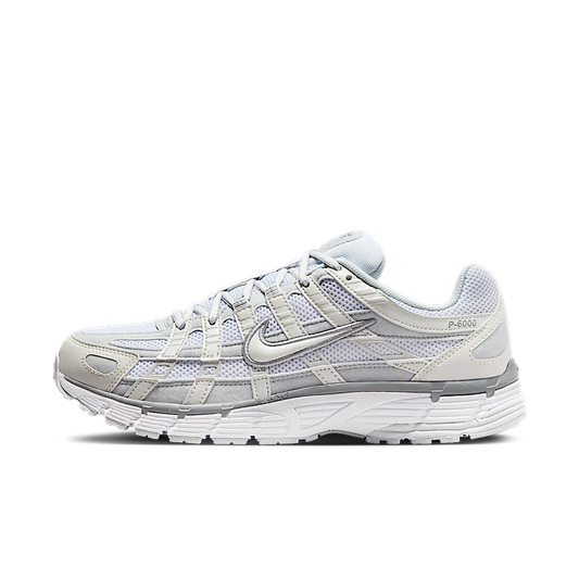 Overkicks - Nike P-6000 Summit White Pure Platinum (Womens) (FV6603-101) - vista lateral