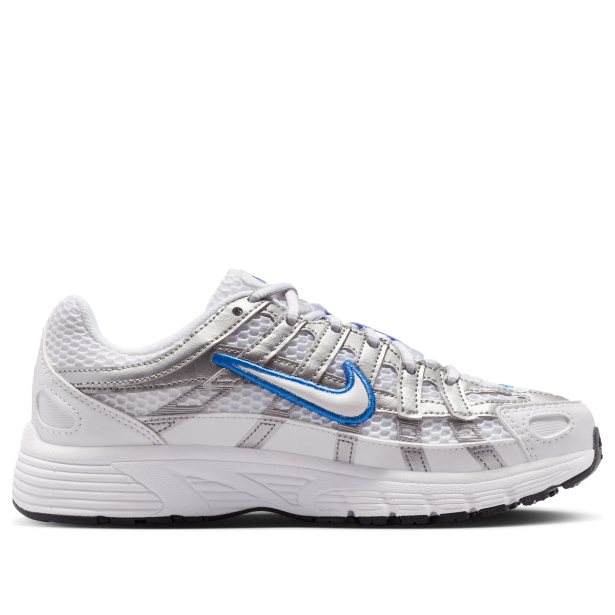 Overkicks - Nike P-6000 White Blue Crystal Metallic Silver (GS) (II6084-100) - imagen 7