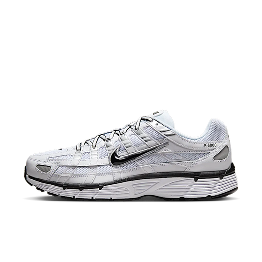 Overkicks - Nike P-6000 White Metallic Silver Black (CD6404-107) - vista lateral