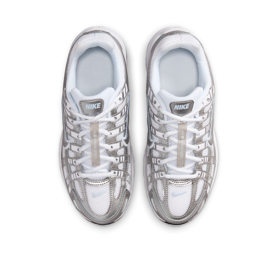 Overkicks - Nike P-6000 White Metallic Silver (GS) (HV5064-101) - imagen 3