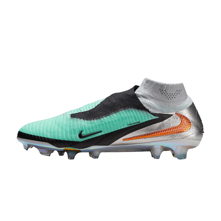 Overkicks - Nike Phantom 6 High Elite FG Chrome Black (IH3735-001) - vista lateral
