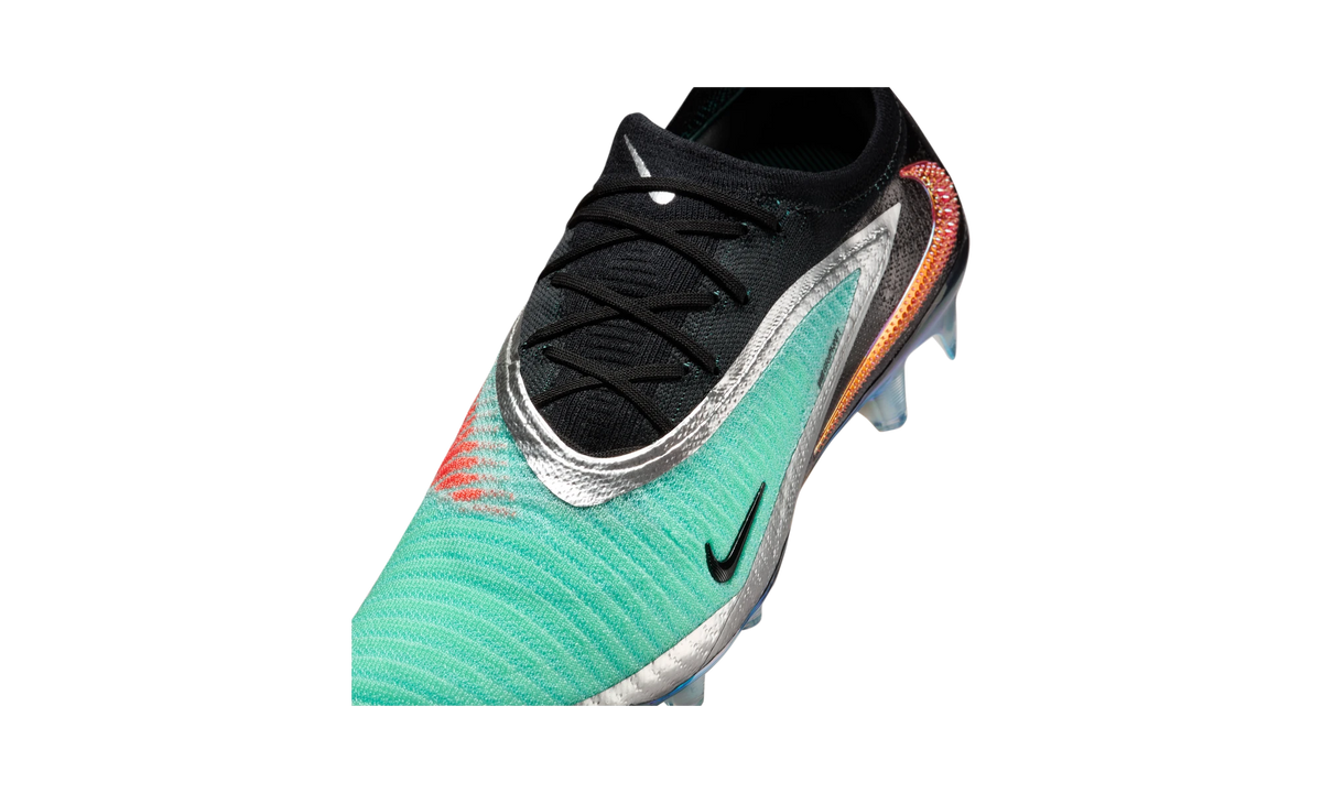 Overkicks - Nike Phantom 6 Low Elite FG Chrome Black (IH3737-001) - detalle lateral interior