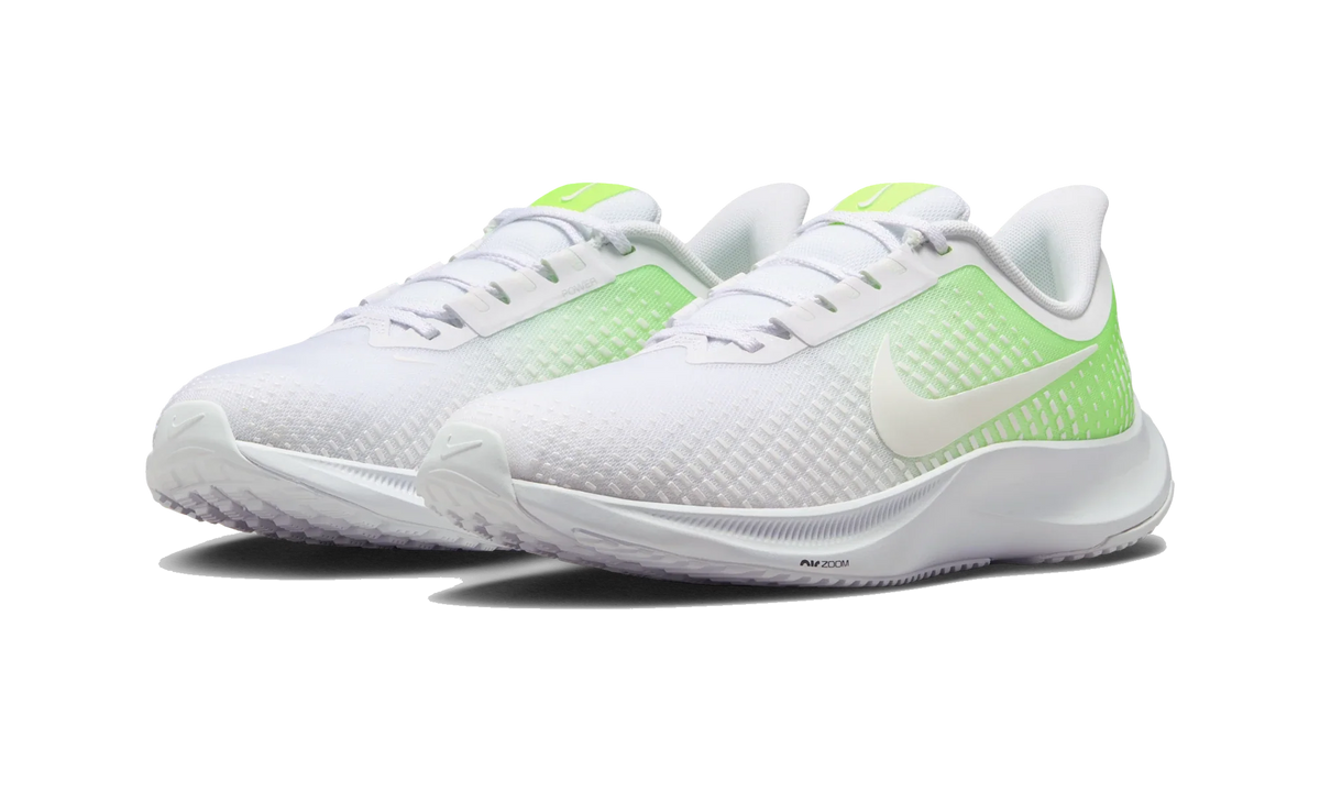 Overkicks - Nike Power Flight Volt White (Womens) (FV6290-700) - vista trasera