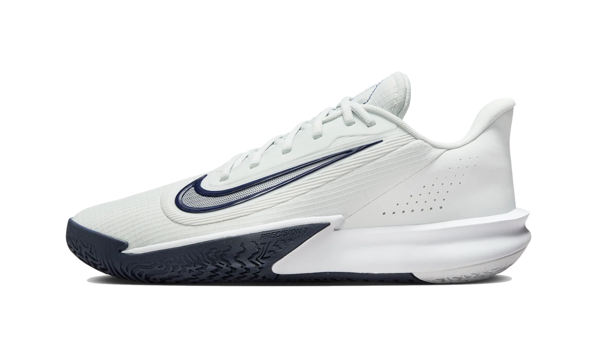 Overkicks - Nike Precision 7 Photon Dust White Midnight Navy (HJ9153-003) - vista lateral