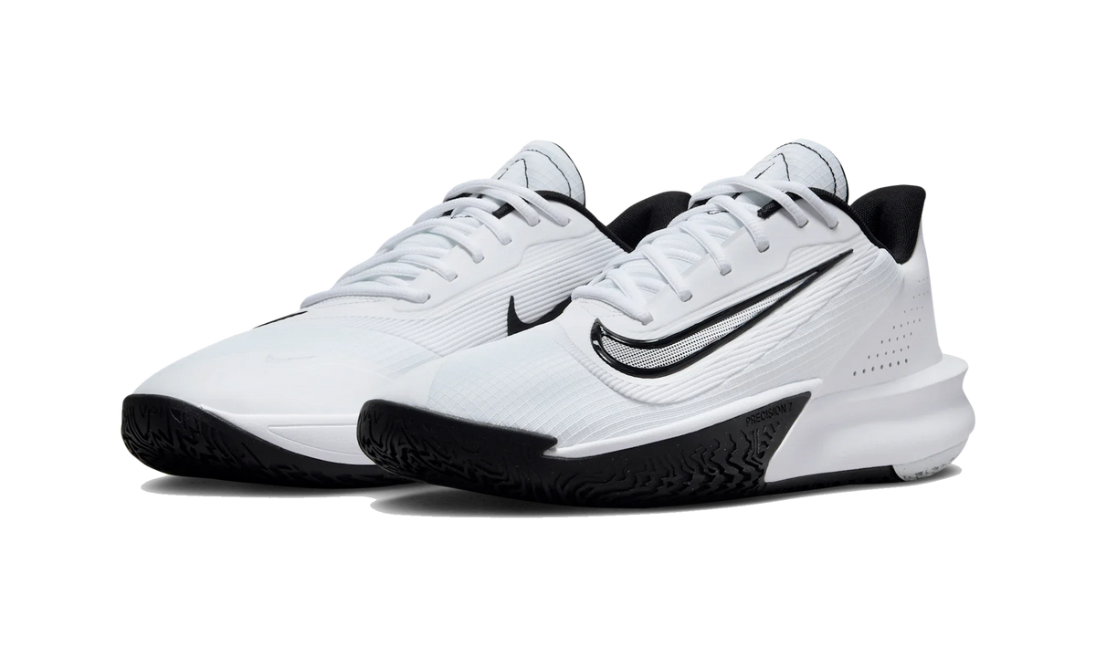 Overkicks - Nike Precision 7 White Black (FN4322-101) - vista trasera