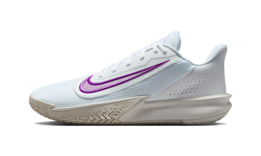 Overkicks - Nike Precision 7 White Vivid Purple (HJ9153-100) - vista lateral