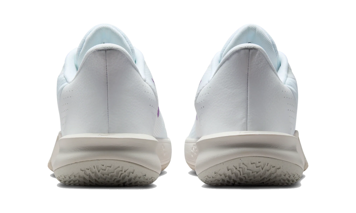 Overkicks - Nike Precision 7 White Vivid Purple (HJ9153-100) - detalle talon
