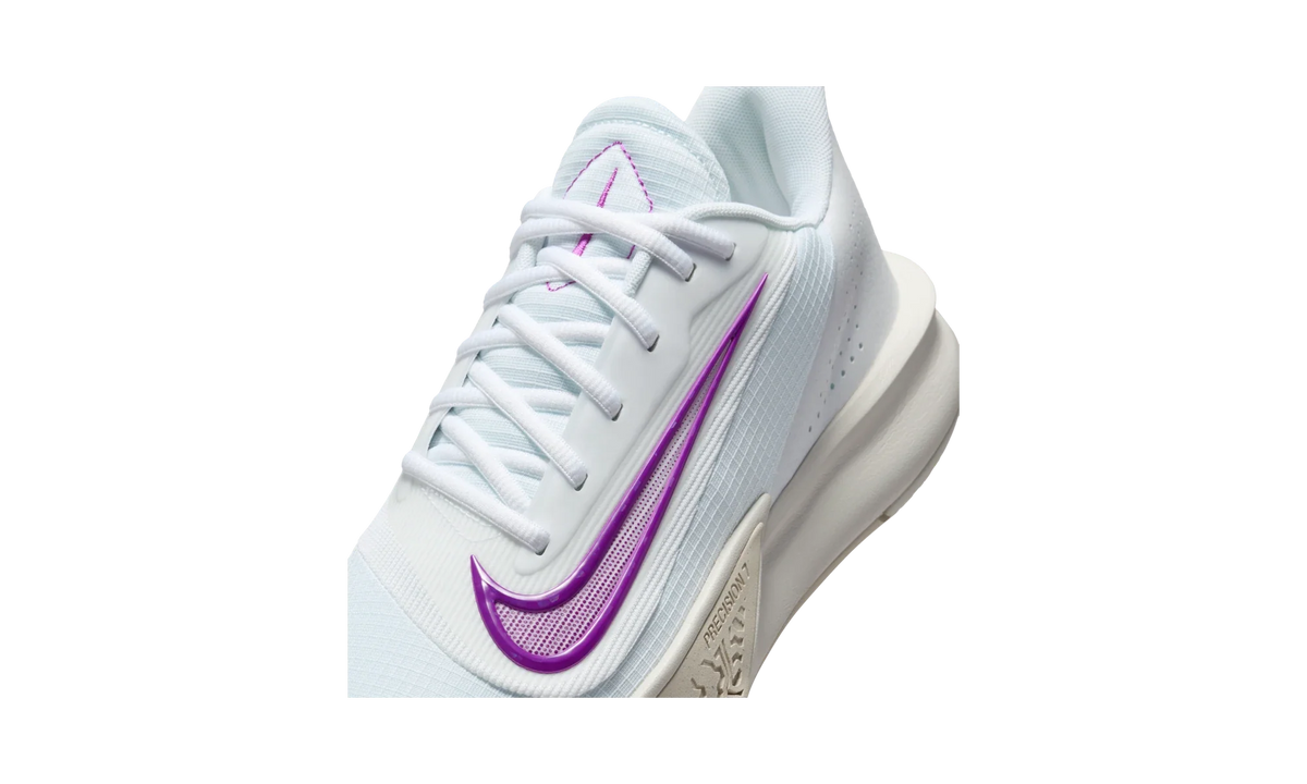 Overkicks - Nike Precision 7 White Vivid Purple (HJ9153-100) - detalle lateral interior