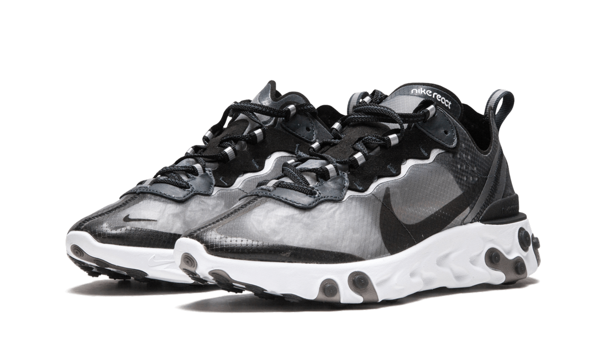 Overkicks - Nike React Element 87 Anthracite Black (AQ1090-001) - vista trasera