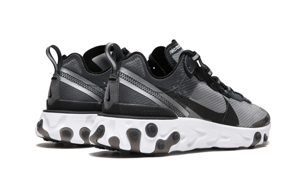 Overkicks - Nike React Element 87 Anthracite Black (AQ1090-001) - par completo