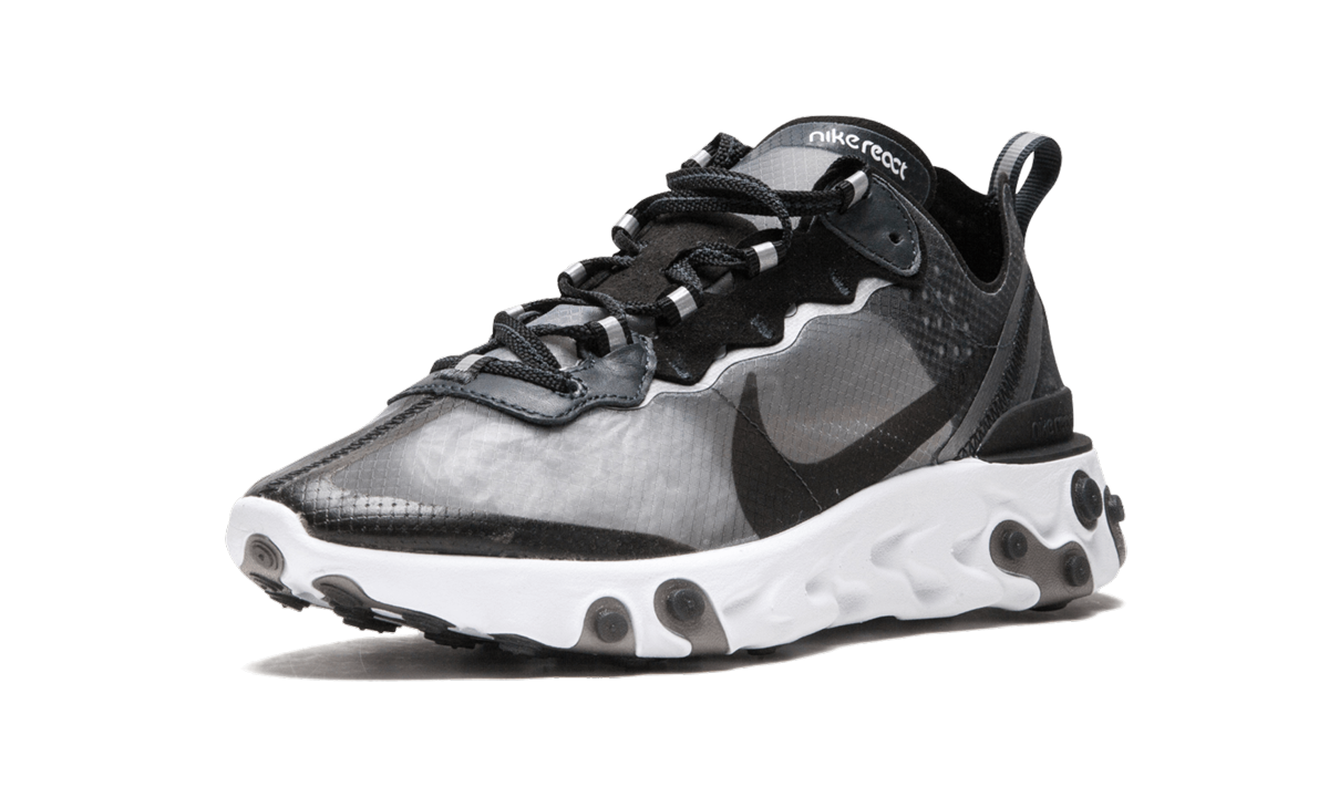 Overkicks - Nike React Element 87 Anthracite Black (AQ1090-001) - detalle suela