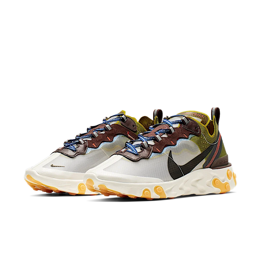 Overkicks - Nike React Element 87 Moss (AQ1090-300) - vista trasera