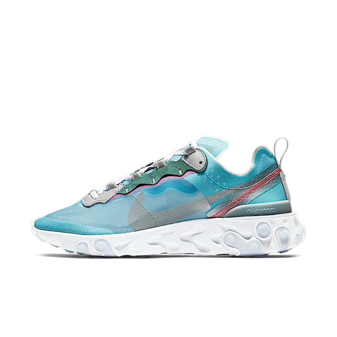Overkicks - Nike React Element 87 Royal Tint (AQ1090-400) - vista lateral
