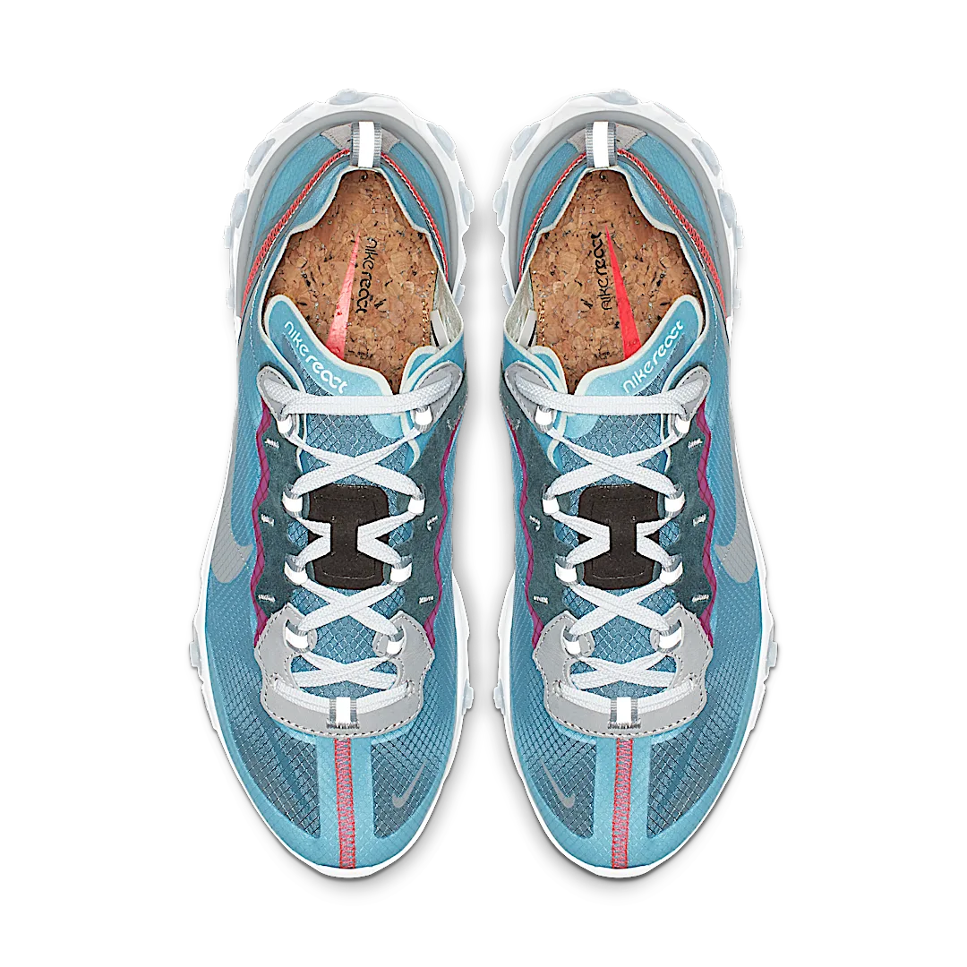Overkicks - Nike React Element 87 Royal Tint (AQ1090-400) - par completo