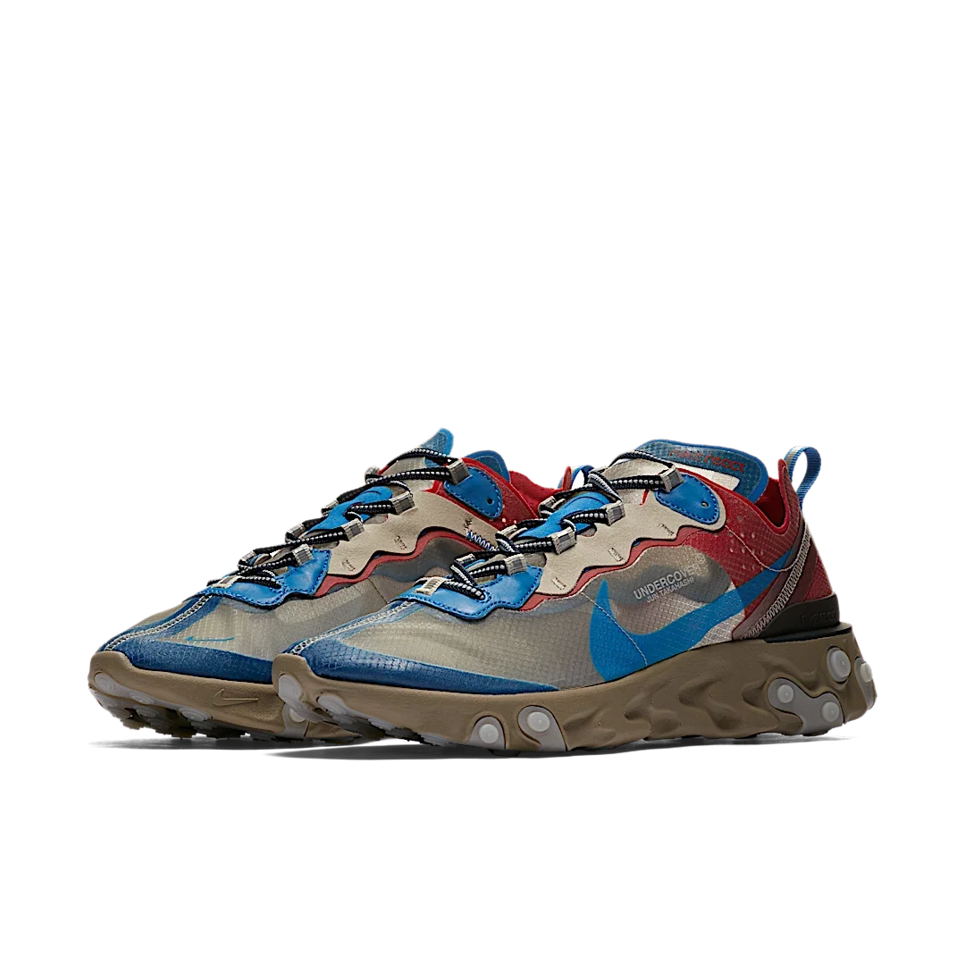 Overkicks - Nike React Element 87 Undercover Light Beige Chalk (BQ2718-200) - vista trasera