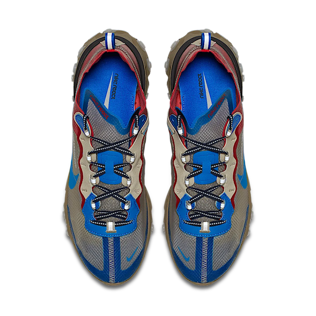 Overkicks - Nike React Element 87 Undercover Light Beige Chalk (BQ2718-200) - par completo