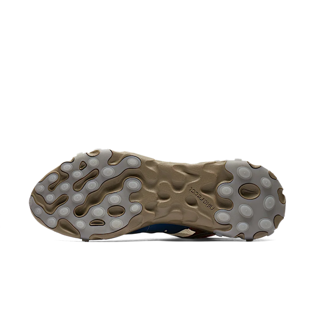 Overkicks - Nike React Element 87 Undercover Light Beige Chalk (BQ2718-200) - detalle suela