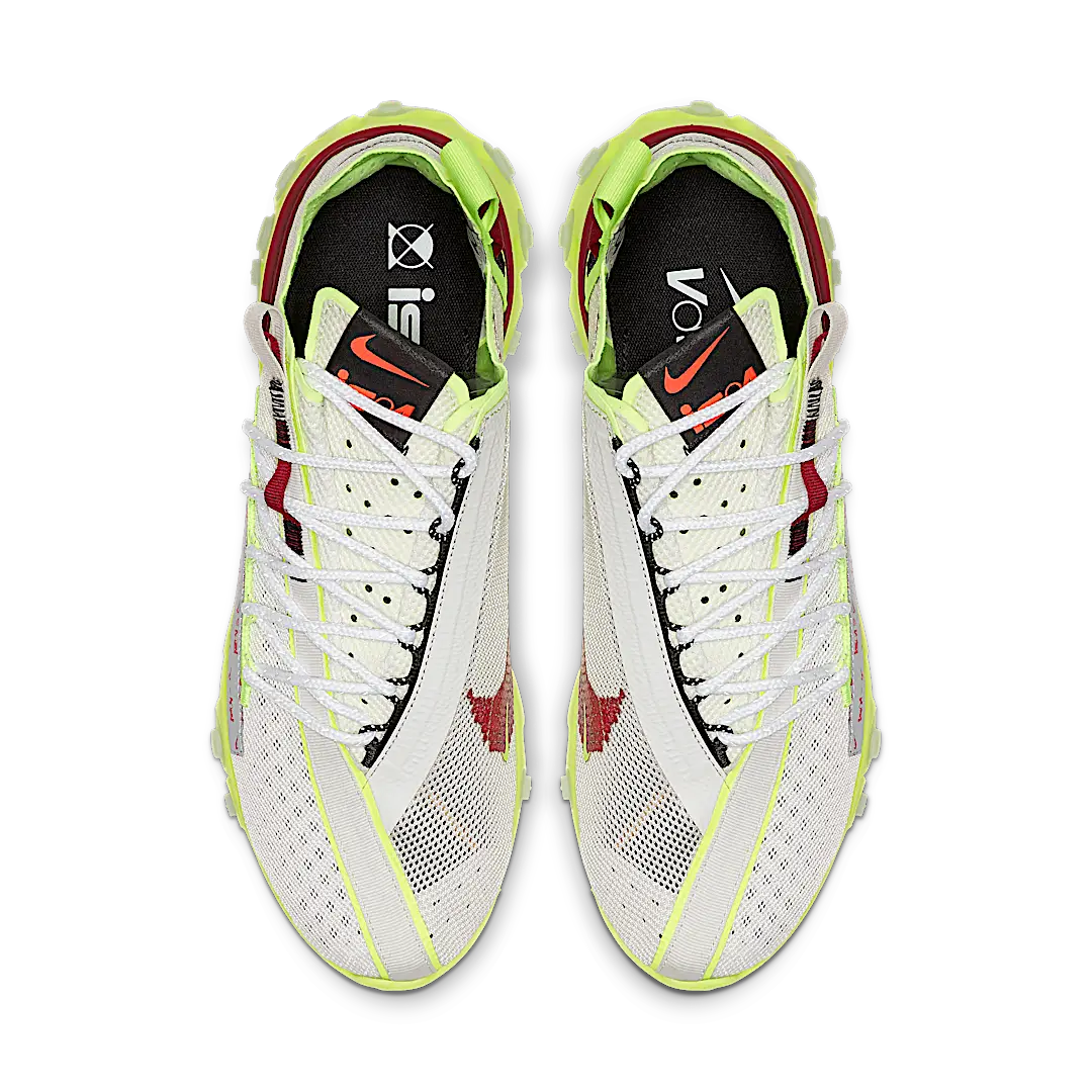 Overkicks - Nike React Runner ISPA Platinum Tint Volt Glow Team Red (CT2692-002) - par completo