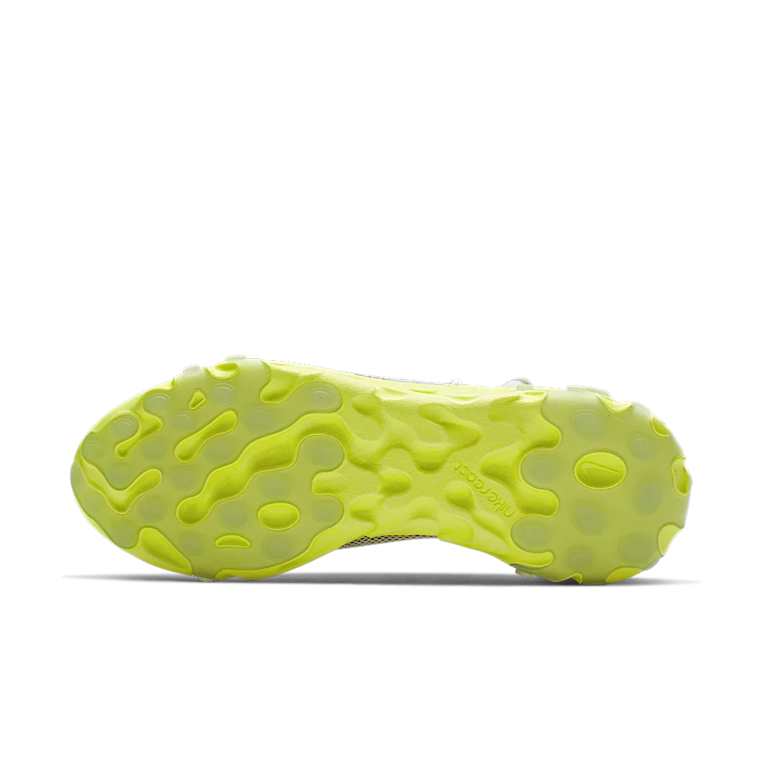 Overkicks - Nike React Runner ISPA Platinum Tint Volt Glow Team Red (CT2692-002) - detalle suela