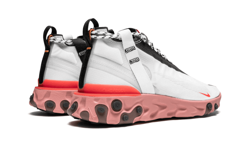 Overkicks - Nike React Runner Mid WR ISPA White Light Crimson (AT3143-100) - par completo