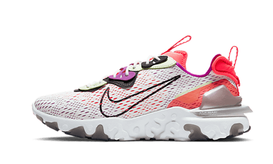 Overkicks - Nike React Vision Barely Volt Laser Crimson (CD4373-102) - vista lateral