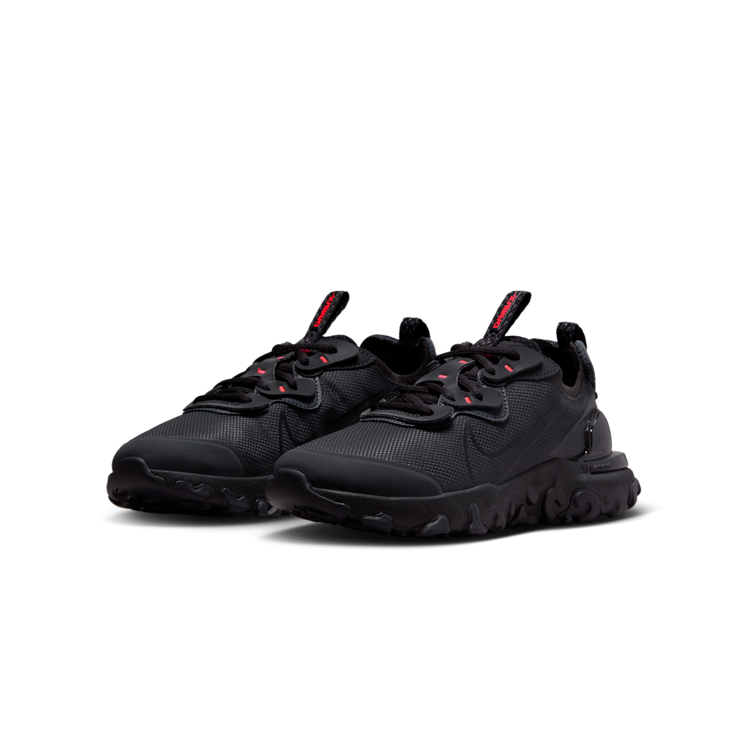 Overkicks - Nike React Vision Black Bright Crimson (GS) (HV6362-060) - imagen 2